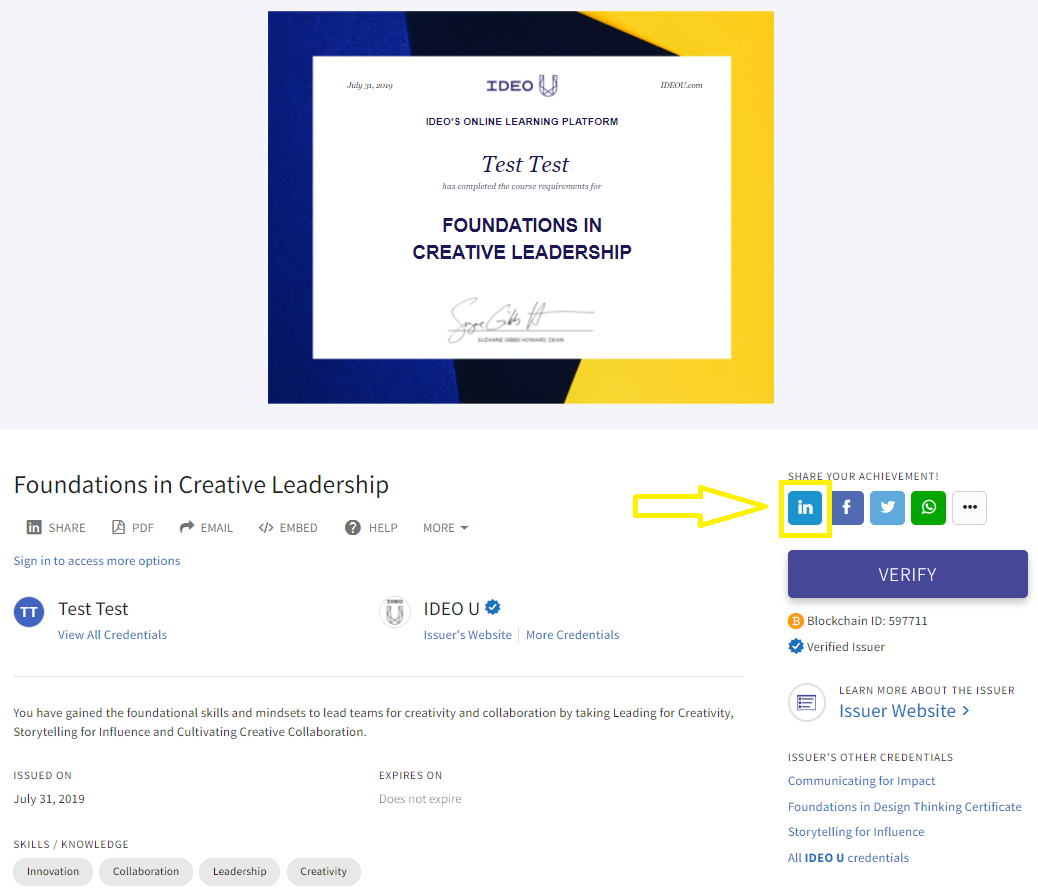 how-do-i-share-my-certificate-on-linkedin-ideo-u